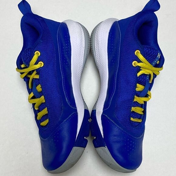 Under Armour Youth Blue SC 3Zero IV Basketball Sneakers Sz 5.5Youth/6.5 Women - Picture 9 of 16